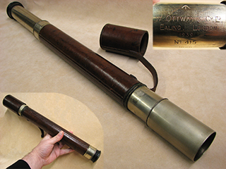 WW2 Ottway Officer of the Watch naval telescope Pattern 373